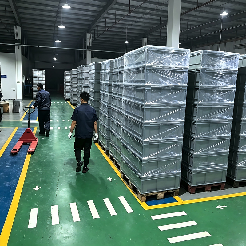 Single-layer high-purity silicon material周转箱